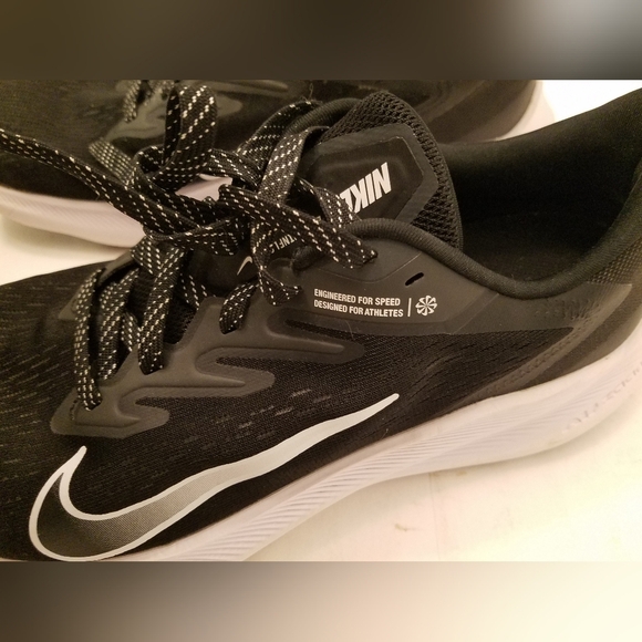 Nike Women's Winflo 7 CJ0302-005 Black White Anthracite Running Sneakers SZ 9.5 - Picture 6 of 16